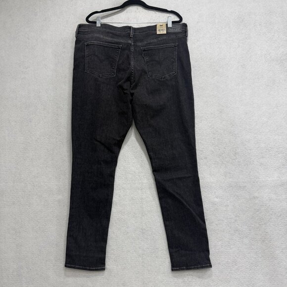 Levis 311 Shaping Skinny Jeans Womens 34 Black Dark Wash Stretch Denim Mid Rise - Picture 8 of 12